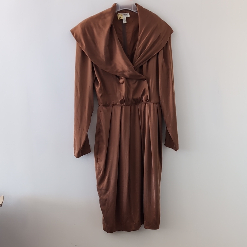 Vintage Omanti 100% Silk Dress Size 8